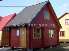 Дома из клееного бруса 4х6м