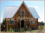 Проект дома из бруса 221d